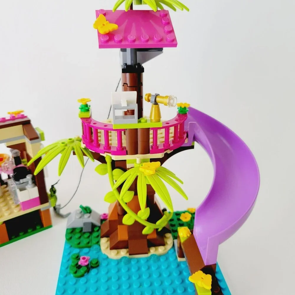 Lego Friends Jungle Rescue Base, NOT Assembled, Some Missing Pieces